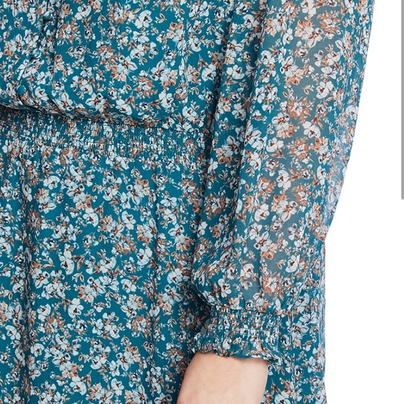 1.STATE high-low Floral Dress, size 2X - Picture 3 of 4